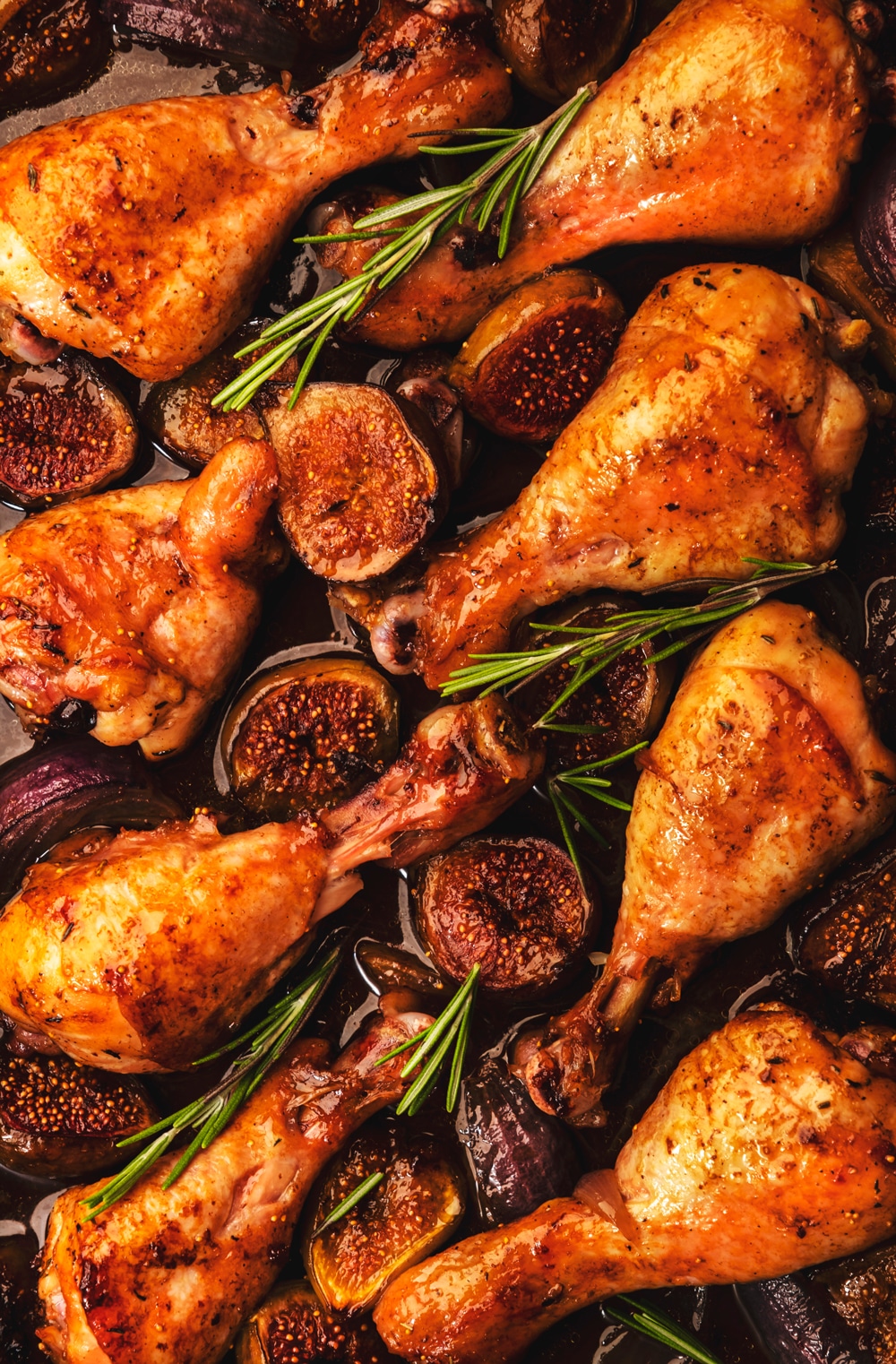 Berbere spiced chicken and figs