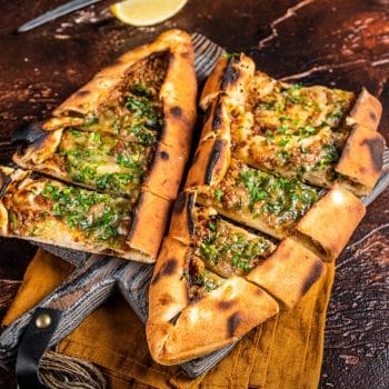 Traditional Turkish pide