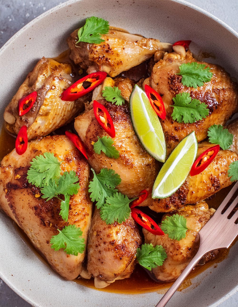 Chinese 5 spice chicken thighs
